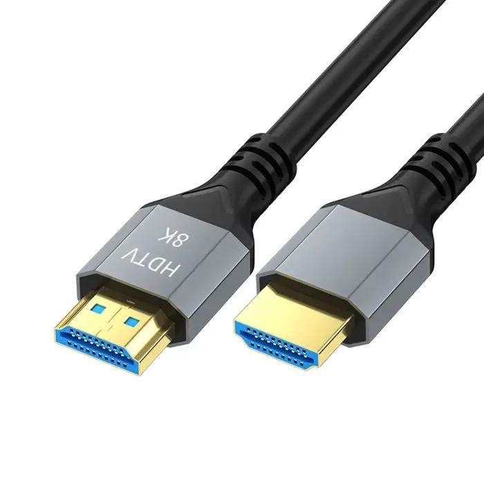 Câble HDMI 8K/60Hz 4K/120Hz 48Gbps HDMI2.1, câbles numériques HDR pour boîtier TV HDR10 + PS5 PS4, m
