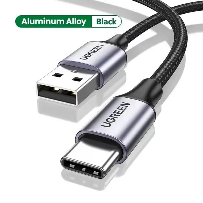 UGREEN-Câble USB 3A en Nylon Tressé de 25cm 50cm 1m 1.5m 2m 3m, Données de Développement Rapide pour