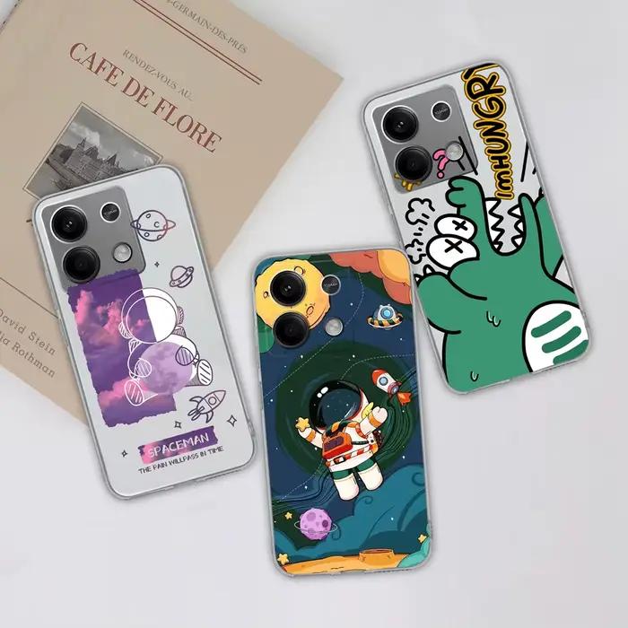 Pour Redmi Note 13 Pro Plus coque de téléphone créatif amusant doux mince Silicone Transparent Anti 