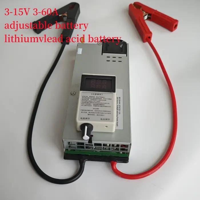 3-15V 3-100A 12V 100A chargeur réglable 14.6V 100A 12.6v 100A Lithium polymère pour batterie Lithium