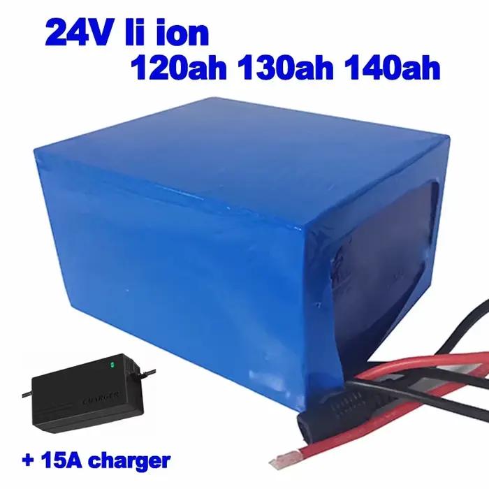 Batterie lithium-ion li ion 24v 120ah 130ah 140ah, batterie solaire hors réseau, robot AGV, chariot 