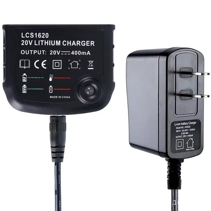 Chargeur de batterie Li-ion pour Black & Decker, 10.8V 14.4V 18V 20V, série LBXR20 LB20, perceuse él