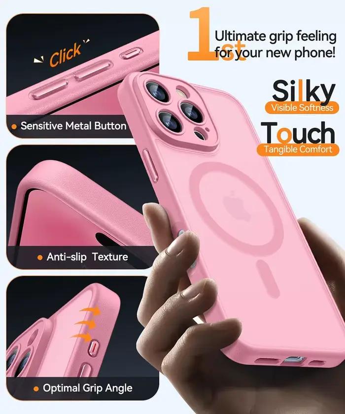 Coque hybride antichoc de luxe pour iPhone, coque en silicone transparente, coque rigide, coque tran