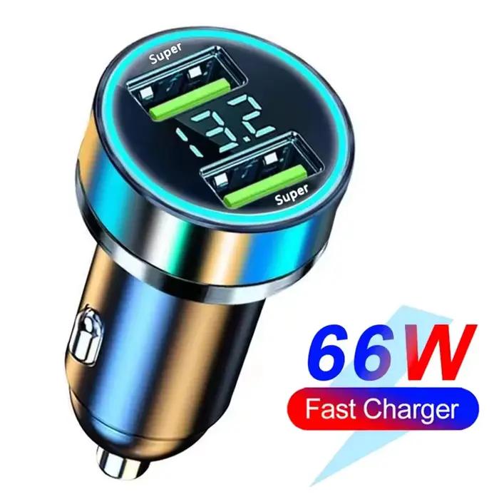 66-250W PD chargeur de voiture QC3.0 Charge rapide un à Six prise allume-cigare de voiture chargeur 