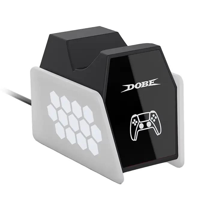 Station de charge optimisée pour manette PS5 avec chargeur de contrôleur de lumière LED pour manette