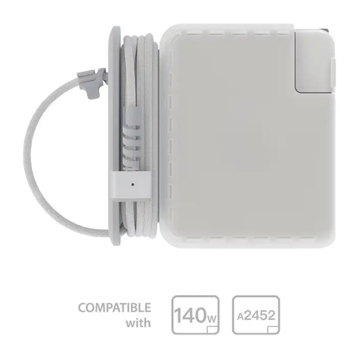 Étui pour chargeur MacBook Pro, étui de chargeur Apple 85w 87w 96w, étui de chargeur MacBook Pro, or