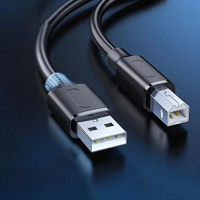 Câble d'imprimante USB 2.0, 10m, 5m, 3m, 2m, Type A à B, câble de données mâle pour Scanner, Machine