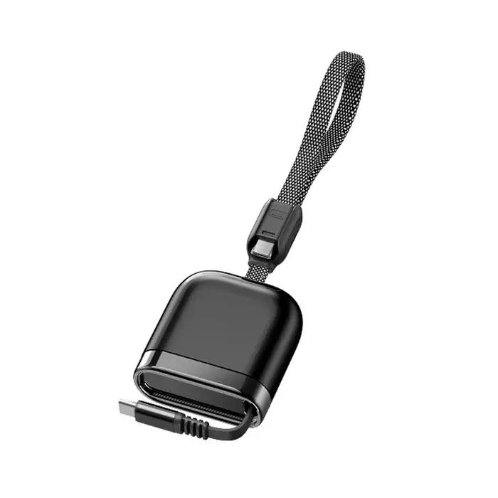 Câble rétractable portable 240W double Type C, USB C vers Type C, câble de charge rapide, cordon de 