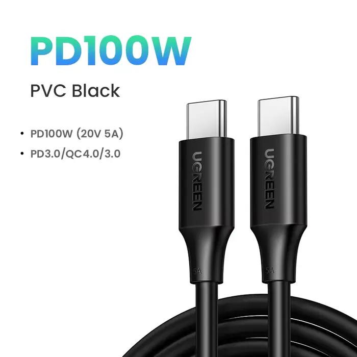 UGREEN USB C vers USB C câble PD100W pour iPhone 17 16 15 MacBook pour Samsung Galaxy S25 5A e-marke
