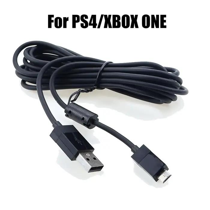 Câble de chargement et de données USB de 2.75m, 1 pièce, pour manette PS4/XBOX ONE, câble de chargeu