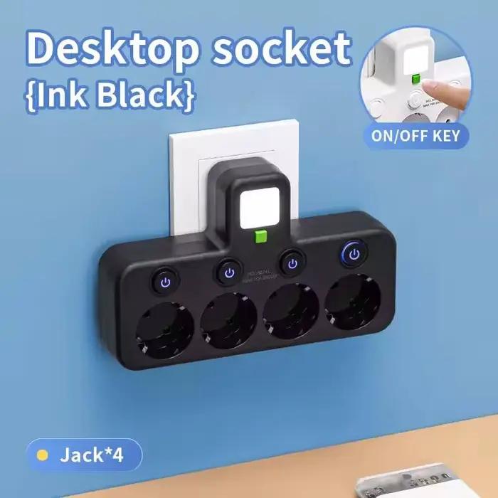 Multiples prises AC prise ue multiprise sans câble d'extension avec Ports USB protection contre les 
