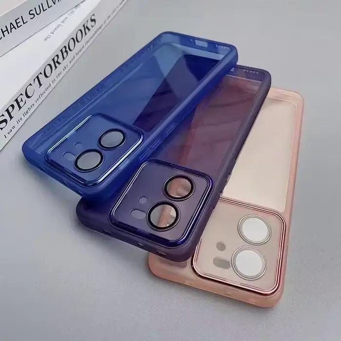Coque de téléphone de luxe avec Film d'objectif, étui arrière en Silicone souple pour Xiaomi 13 13T 