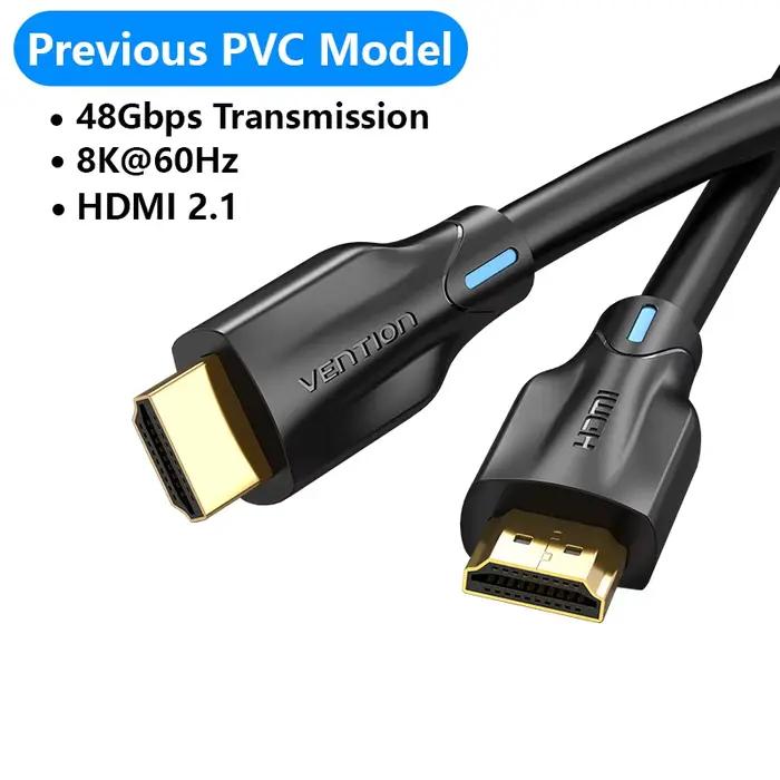 Vention HDMI 2.1 câble 8K @ 60Hz haute vitesse 48Gbps câble HDMI pour Apple TV PS4 câble d'interface