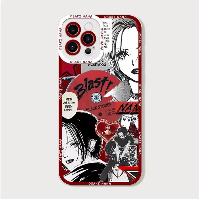 Coque de téléphone Oosaki Nana, dessin animé mignon, pour IPhone 16 Pro Max 15 14 13 12 11 Mini 16e 