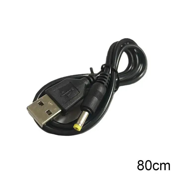 1 pièces 80cm 5V USB vers DC câble de Charge cordon de Charge 4.0x1.7mm prise 5V 1A câble de Charge 