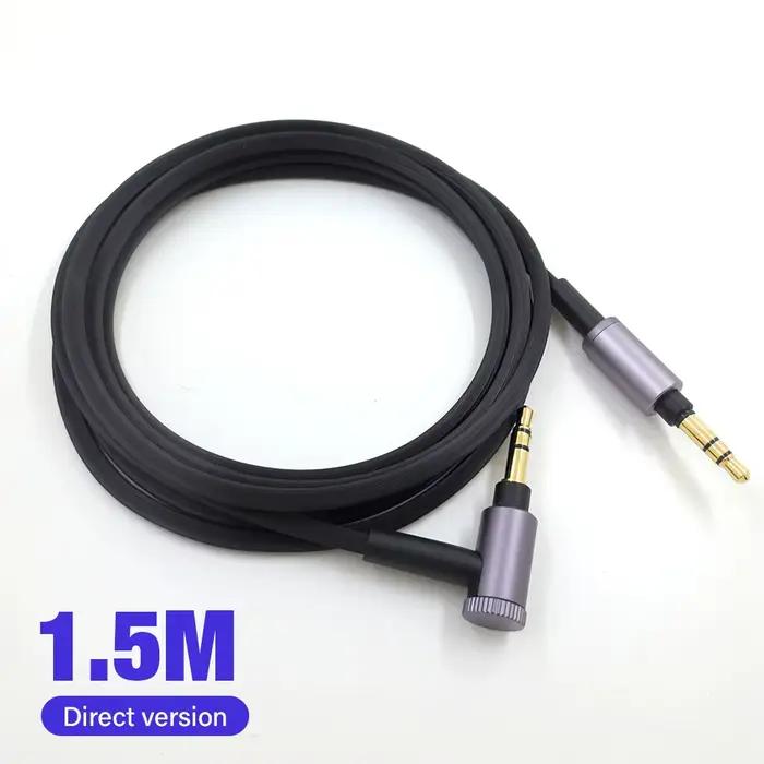 Câble Audio Jack 3.5mm, câble Aux mâle à mâle, cordon de ligne pour écouteurs Sony WH-1000XM5 XM4 XM