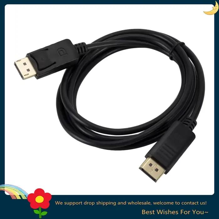 Câble DisplayPort 1.2 DP vers DP de 1,8 m, 1080p HDR, pour PC, ordinateur portable, téléviseur