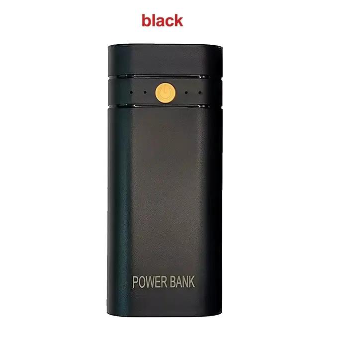 Boîtier de batterie externe DIY pour téléphone, charge électronique, sans piles, 6000mAh 5V 2A, 2x 1