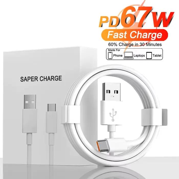 67W Chargeur USB Charge Rapide Téléphone Adaptateur Mural Pour iPhone Samsung OnePlus OPPO Xiaomi Re
