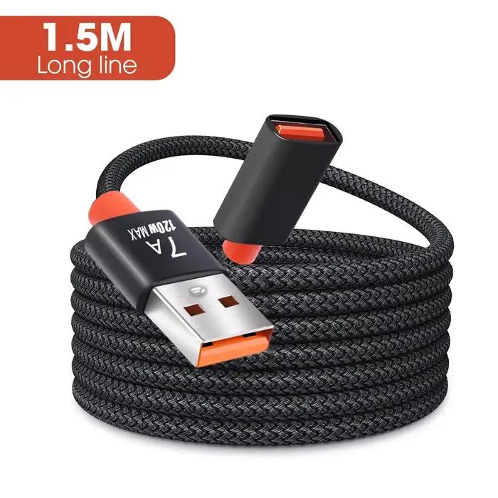 Câble d'extension USB 3.0 USB A femelle à mâle, 1.5m, câble de Transmission de données à grande vite