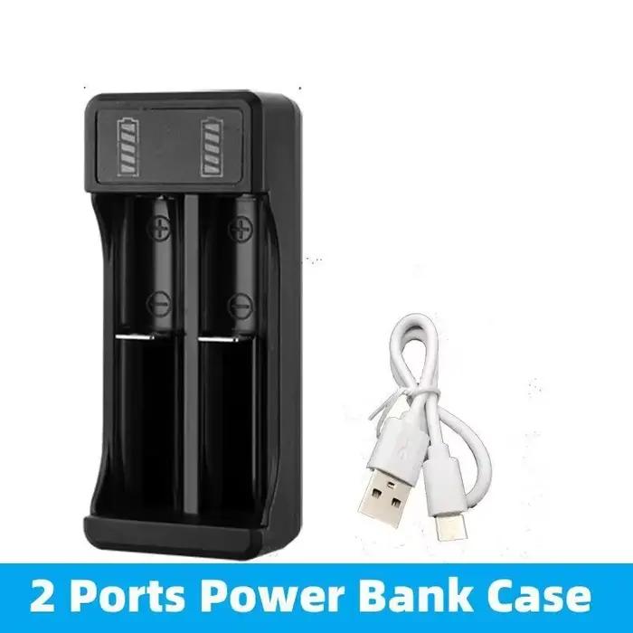 Chargeur de batterie universel avec câble indicateur LED 3.7V, chargeur de batterie au Lithium Recha