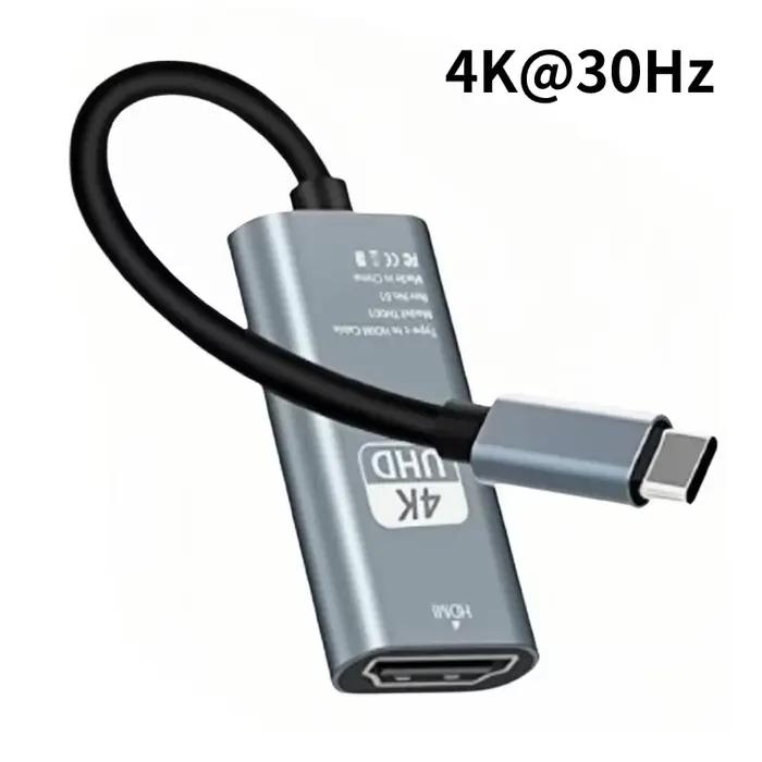 Adaptateur TYPE C vers HDMI 8K 4K, USB C USB3.1 mâle vers HDMI femelle, câble convertisseur pour ord