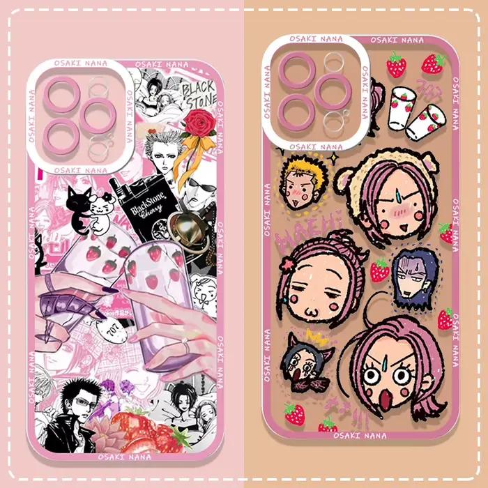 Coque de téléphone Oosaki Nana, dessin animé mignon, pour IPhone 16 Pro Max 15 14 13 12 11 Mini 16e 