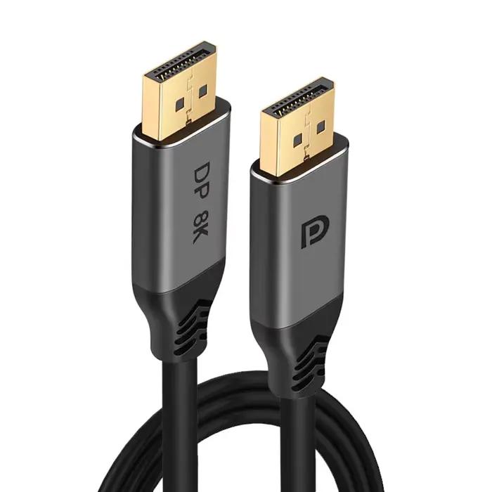 Câble DisplayPort 1.4 8K 60Hz 4K HDR 165Hz Câble audio DisplayPort pour vidéo PC Ordinateur portable