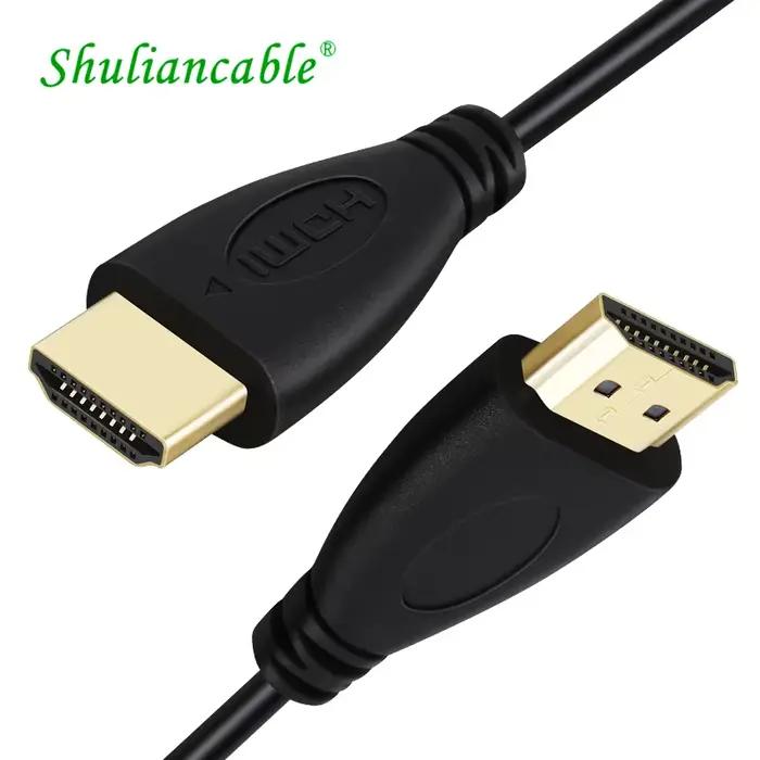 Câble HDMI de haute qualité Shuliancable 2.0 3D 1080p pour PS3 TV DVD XBOX PC Pro Commutateur HDMI 1