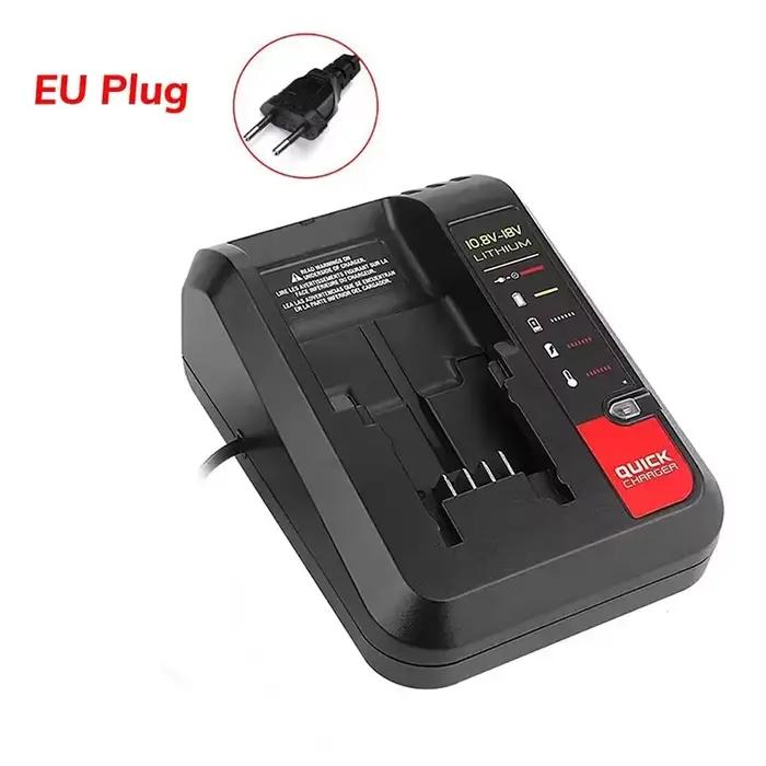 Batterie pour Black & Decker 20V Lader Eddie Ion Oplader, vitation Kabel Stanley 10.8V 14.4V 18V PCC