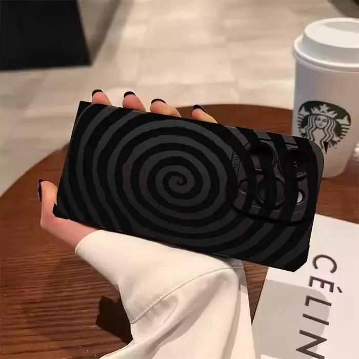 Coque de téléphone en Silicone à motif de cercle tourbillonnant, étui pour Xiaomi Redmi 13 12C 13C 1