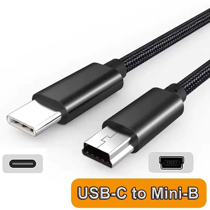 Câble adaptateur USB Type C vers Mini USB pour appareil photo MP3 MacBook Pro USB-C vers Mini-B câbl