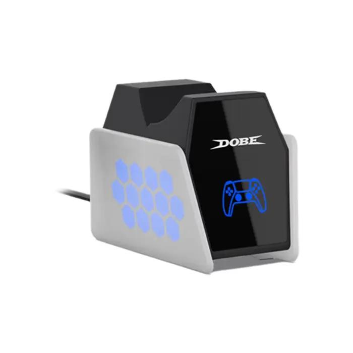 Base de charge rapide pour manette PS5, chargeur à fente unique avec indicateur LED, support d'ambia