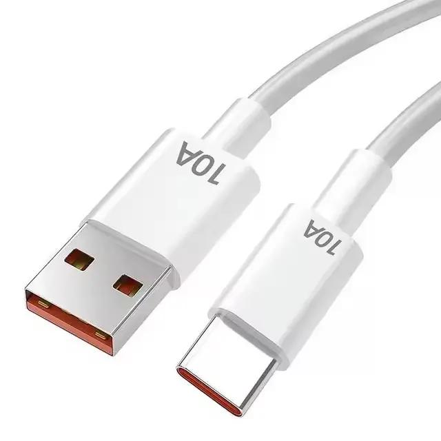 Câble USB vers Type C Android 120W 10A, câble de charge Super rapide pour Huawei P40 Honor, cordon d