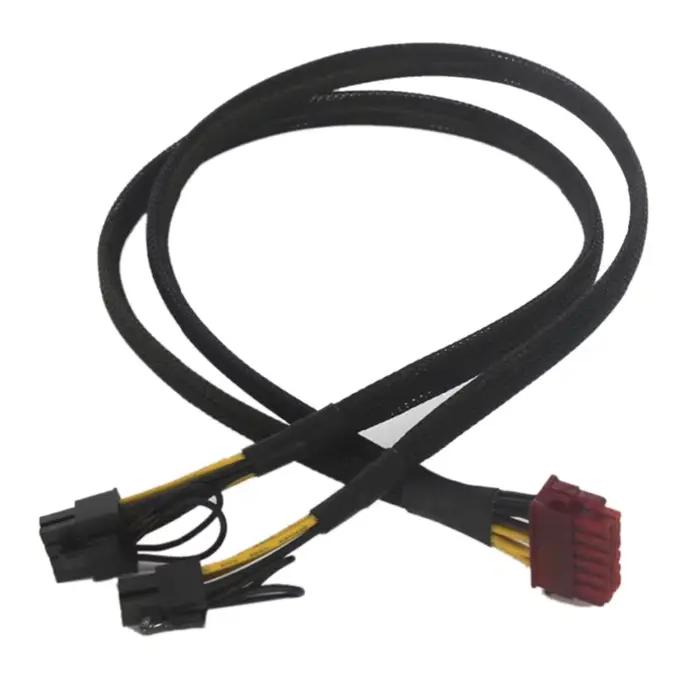 Câble d'alimentation 12 broches pour touristes, PCI-E 8 broches (6 + 2 broches), pour bloc d'aliment