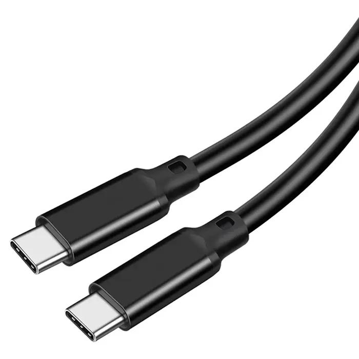 Câble USB C 3.2 Gen 2, 20Gbps, Type C mâle vers mâle, Angle droit 4K @ 60Hz, vidéo UHD 5A/100W, Char