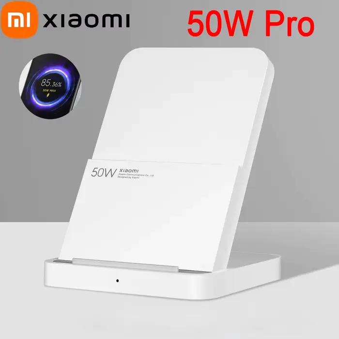 XIAOMI 50W Pro Charge sans fil refroidissement par Air Vertical Charge Qi support pour Xiaomi 13Pro/