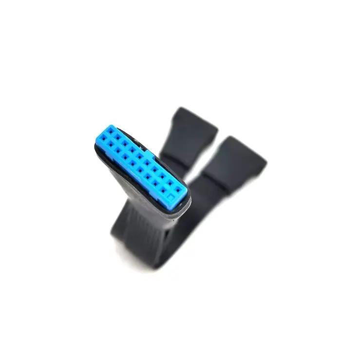Câble répartiteur d'alimentation 12cm 19 broches vers USB 3.0 20 broches 1 à 2 18awg pour carte mère