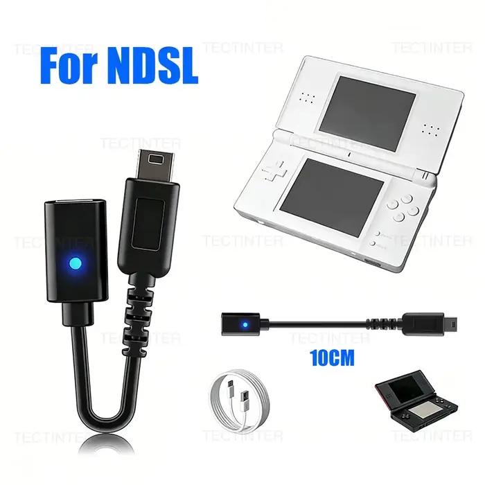 Adaptateur de câble de charge USB C pour Nintendo DS Lite, convertisseur de type C, cordon d'aliment