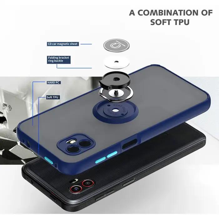 Coque mate blindée pour Samsung Galaxy Xcover 7 Xocver 6 Pro, anneau de couverture, support magnétiq