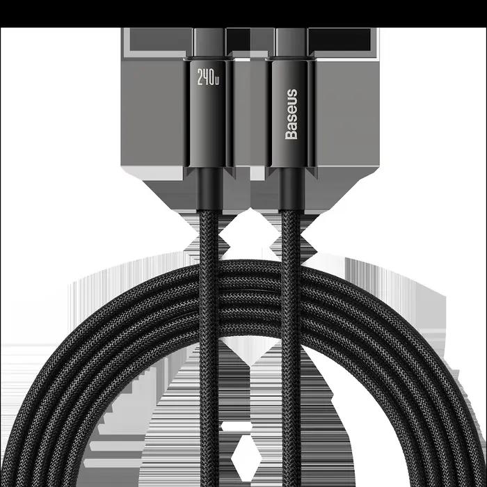 Câbles de charge ultra rapides Baseus PD 240W pour iPhone 16 15 Plus Promax TypeC vers USB Type C câ