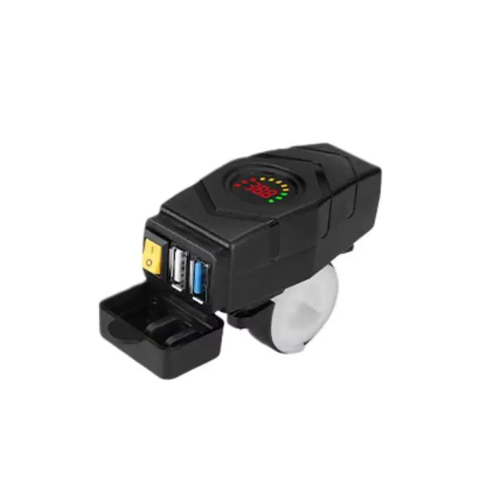 Chargeur rapide QC3.0 20-90V, chargeur USB pour guidon, 24V, 36V, 48V, 60V, pour scooters électrique