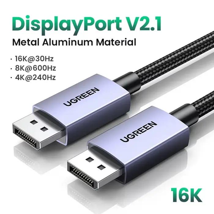 UGREEN Displayport câble 16K 8K câble Audio vidéo pour Xiaomi TV Box PC moniteur d'ordinateur portab