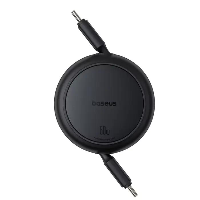Baesus câble USB C rétractable 60W pour iPhone 15 Plus Pro Max câble de charge rapide pour MacBook i