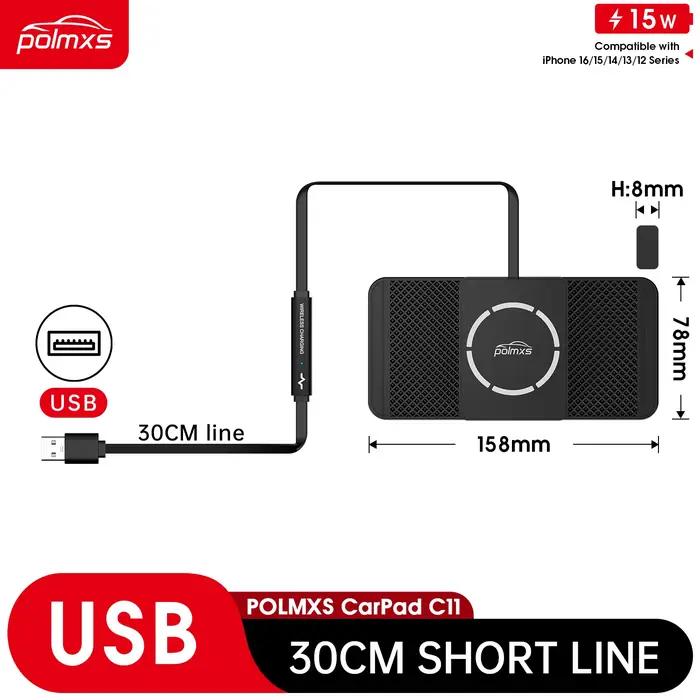 Chargeur de voiture magnétique sans fil, chargeur de téléphone rapide sans fil pour iphone12, 13, 14
