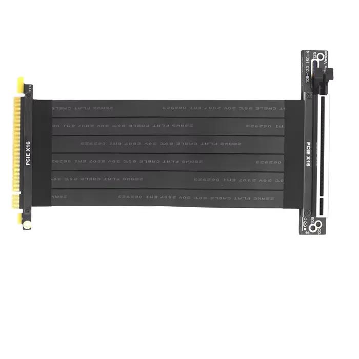 TISHRIC PCI-E 4.0 /3.0 X16 câble Riser 0.2m blindé EMI prolongateur Flexible haute vitesse PCI-E Gen