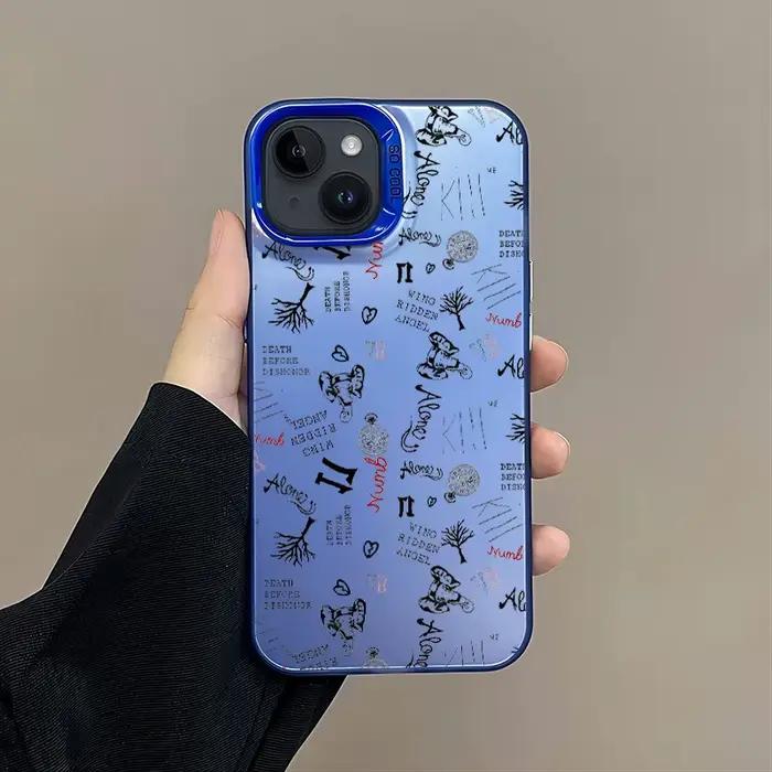 XXcountentacion Tattoos Phone Case, Anti Fall, 256 Back Cover, Populaire, iPhone 16, 15, 14, 13, 12,