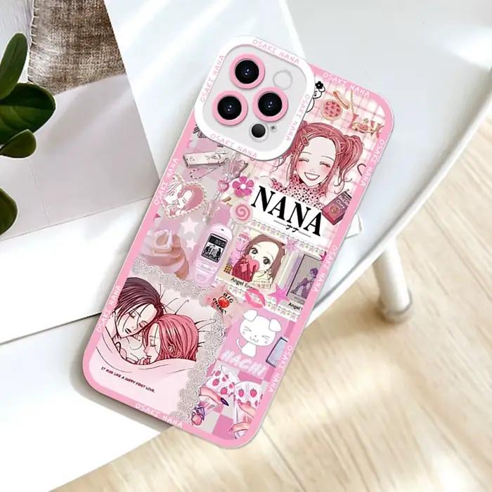 Coque de téléphone Oosaki Nana, dessin animé mignon, pour IPhone 16 Pro Max 15 14 13 12 11 Mini 16e 