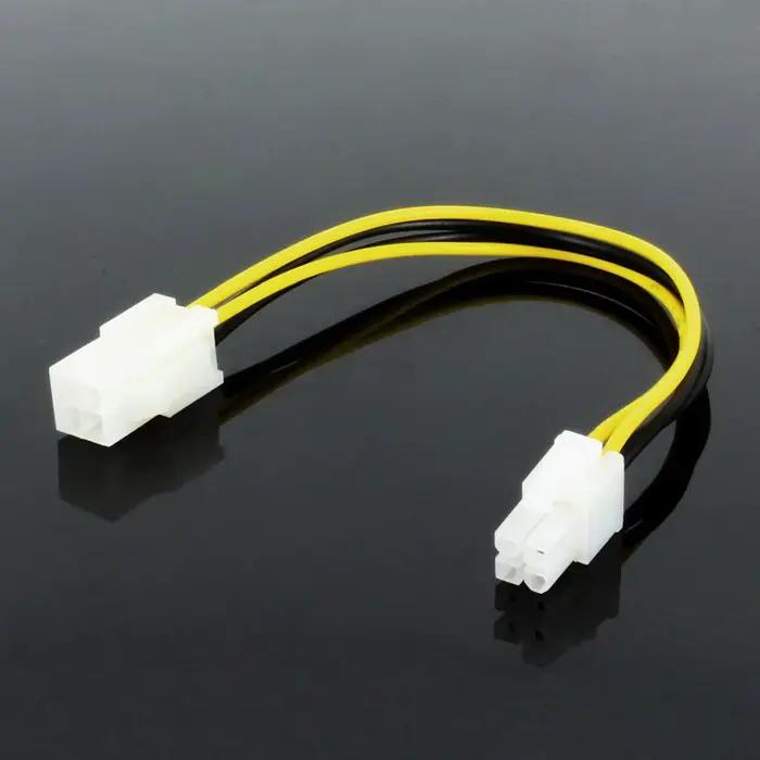 OULLX ATX 4 broches mâle à 4 broches femelle câble PC CPU P4 carte mère alimentation rallonge câble 