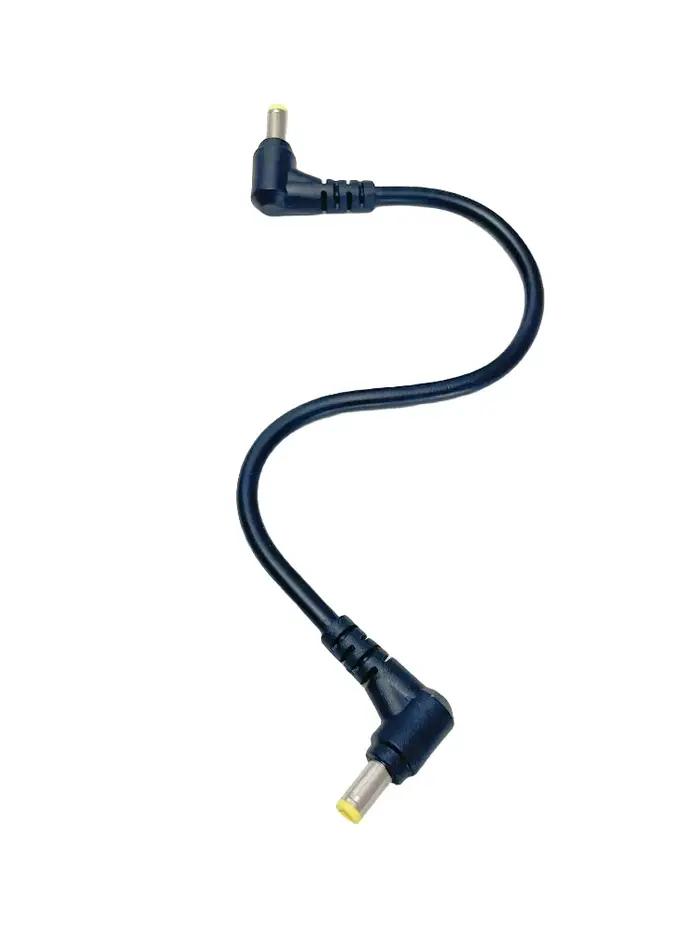 Câble d'alimentation CC à double coude pour hommes, résistant à 90, 5.5x2.5mm, mâle à 5.5x2.5mm, pri